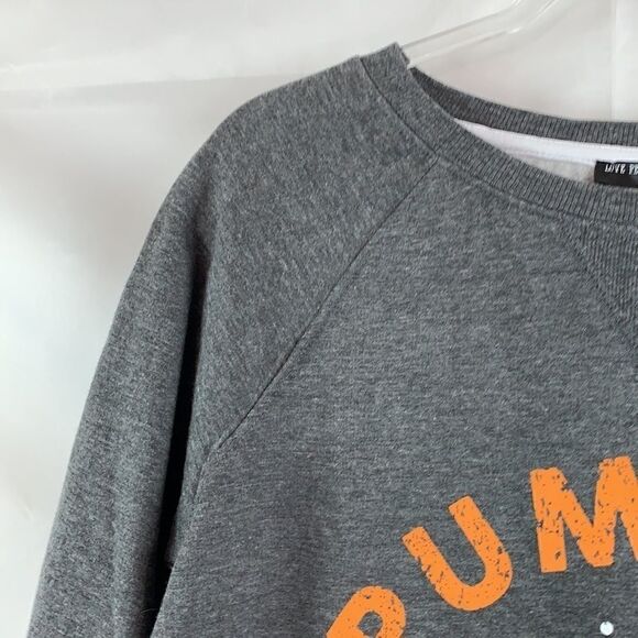 Love, Peace, & Lazy Days Gray fall sweatshirt NWT - Picture 4 of 14